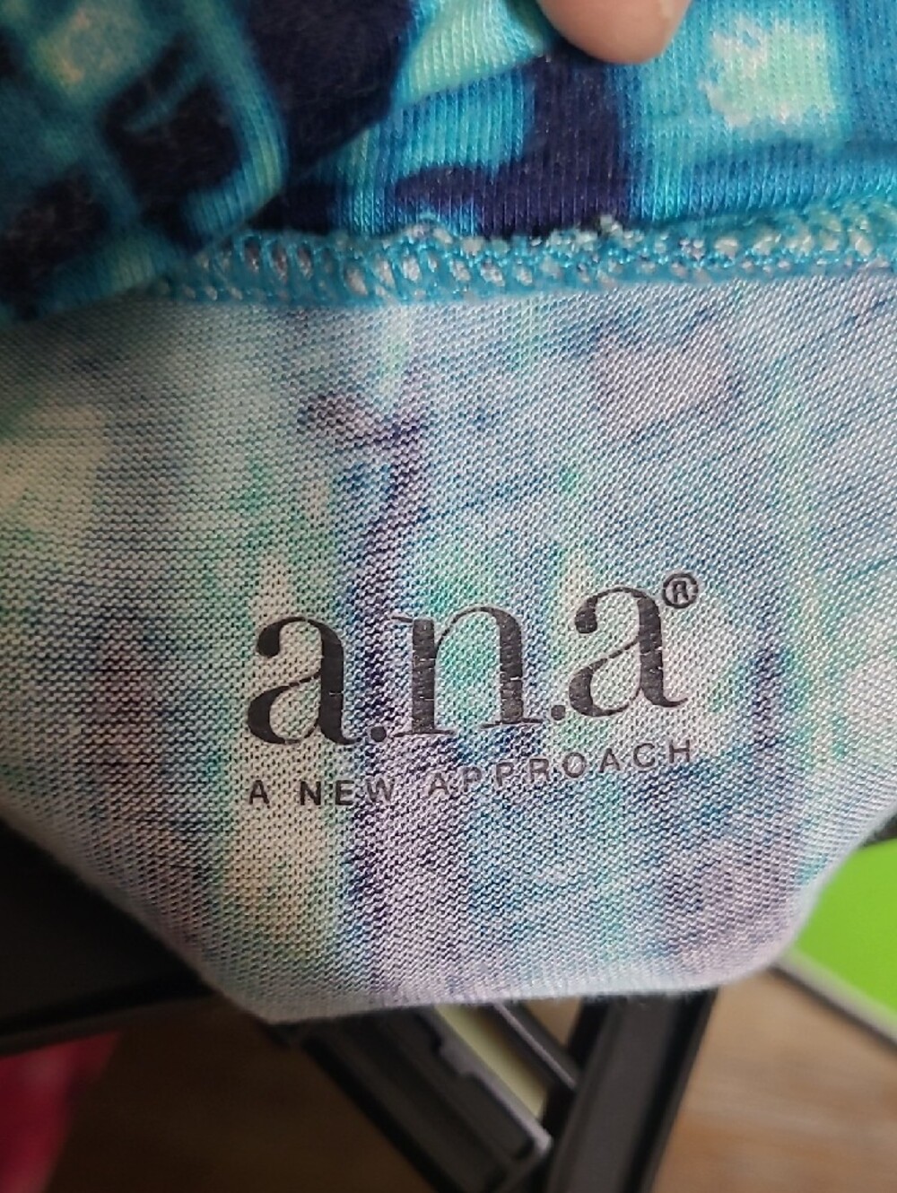 a.n.a Blue Tie-Dye Skirt - Picture 2 of 6